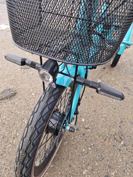 Elektro Dreirad Trike 3 Gang, Tiefeinstieg "20 Zoll" Turquoise, Fahrfertig